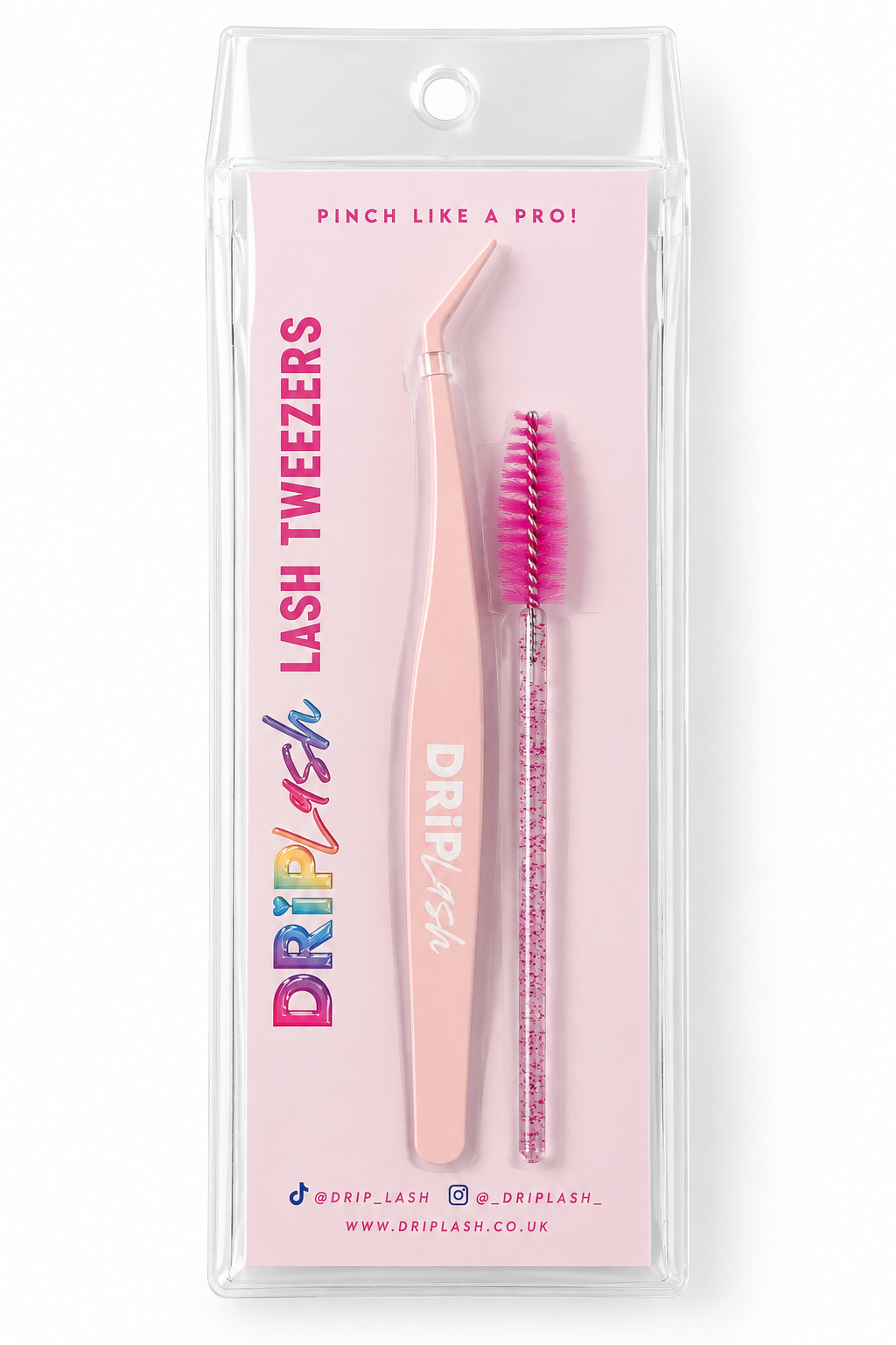 NON-STICK LASH TWEEZERS + SPOOLIE