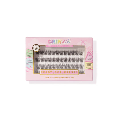 LAYOVER LUXE - Natural Soft Wispy Pre-glued Cluster Lashes