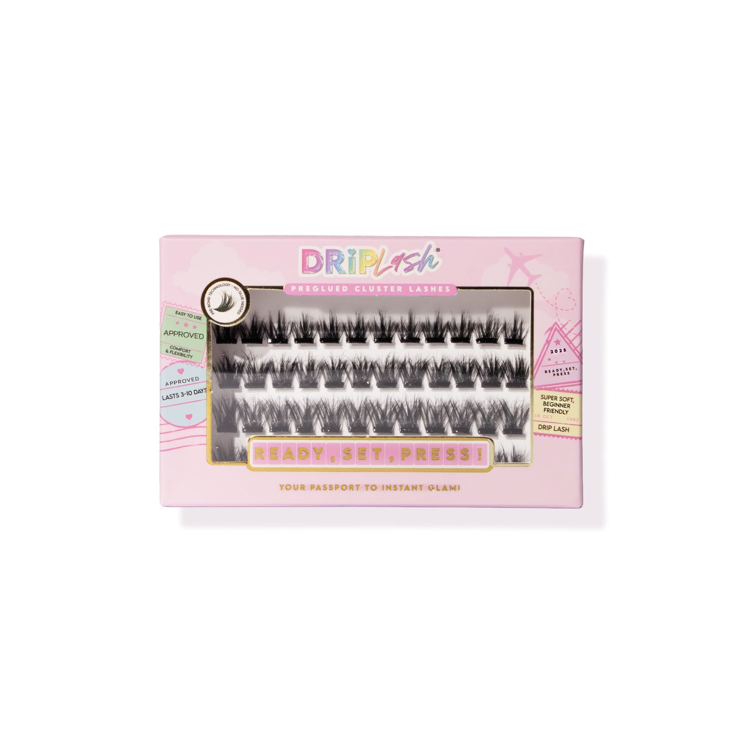 UPGRADE ME - Hybrid Wispy Volume Pre-glued Cluster Lashes