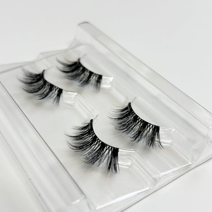 CLOUD 9 – Spikey Volume Wispy Hybrid Pre-glued Half Lashes
