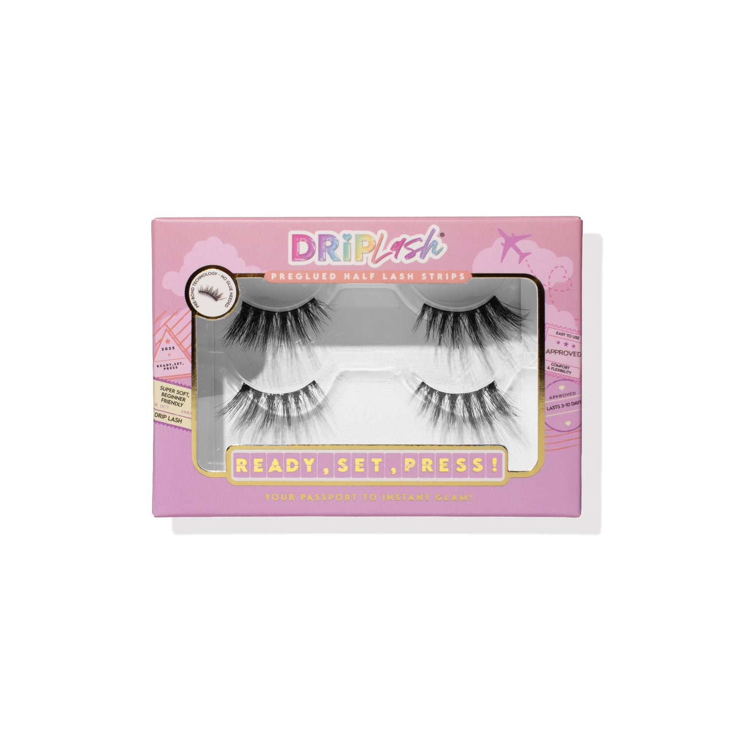 FLIGHT MODE – Soft Volume Pre-glued Half Lashes