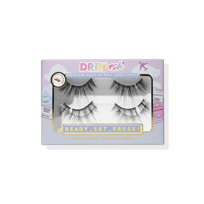 GATE GODDESS - Natural Classic Volume Pre-glued Half-to- Full Lashes