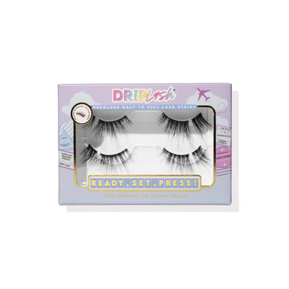 ON BOARD OBSESSION - Wispy Spikey Volume Pre-glued Half-to- Full Lashes