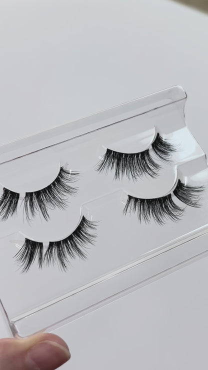 ON BOARD OBSESSION - Wispy Spikey Volume Pre-glued Half-to- Full Lashes