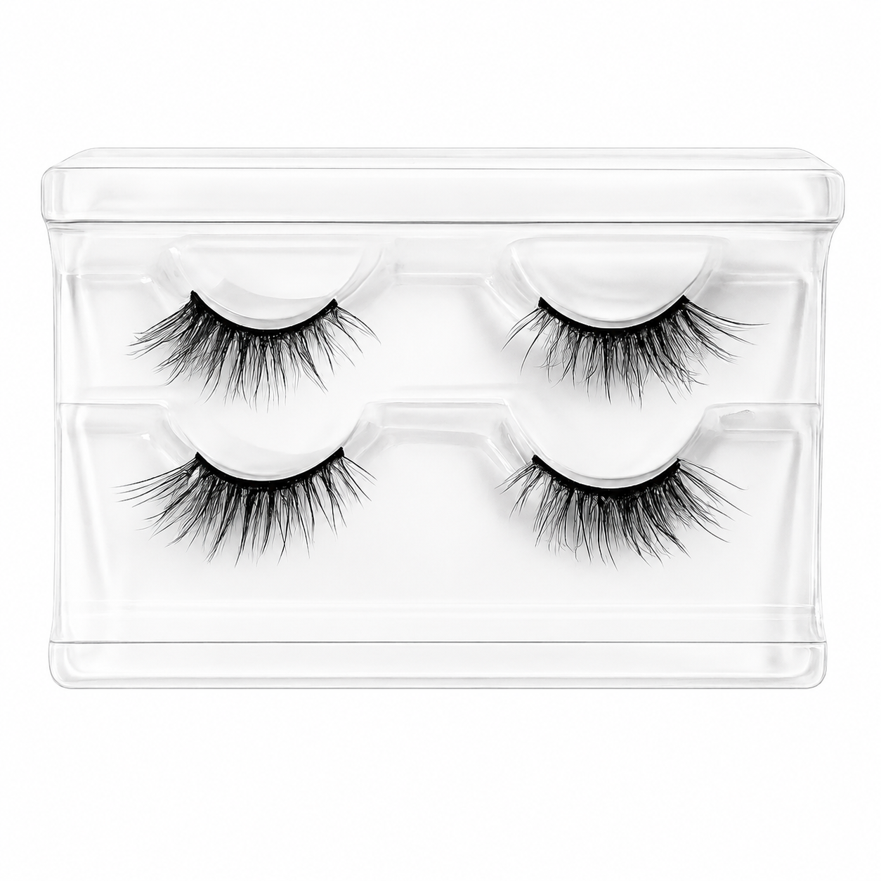 SIDE WING – Natural Wispy Pre-glued Half Lashes